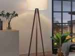 ΦΩΤΙΣΤΙΚΟ ΔΑΠΕΔΟΥ ROSLING MEGAPAP MDF/ΥΦΑΣΜΑ PVC ΧΡΩΜΑ ΚΡΕΜ - ΚΑΡΥΔΙ 38X38X140ΕΚ.