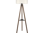 ΦΩΤΙΣΤΙΚΟ ΔΑΠΕΔΟΥ THOMAS MEGAPAP E27 MDF/ΥΦΑΣΜΑ PVC ΧΡΩΜΑ ΚΑΡΥΔΙ - ΚΡΕΜ 38X38X135ΕΚ.