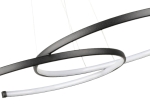 ΦΩΤΙΣΤΙΚΟ ΟΡΟΦΗΣ LED CRES MEGAPAP ΜΕΤΑΛΛΙΚΟ ΧΡΩΜΑ ΜΑΥΡΟ 70X48X65ΕΚ.