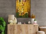 ΠΙΝΑΚΑΣ ΣΕ ΚΑΜΒΑ "THE KISS" MEGAPAP ΨΗΦΙΑΚΗΣ ΕΚΤΥΠΩΣΗΣ 80X125X3ΕΚ.
