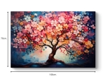 ΠΙΝΑΚΑΣ ΣΕ ΚΑΜΒΑ "PINK TREE" MEGAPAP ΨΗΦΙΑΚΗΣ ΕΚΤΥΠΩΣΗΣ 100X70X3ΕΚ.