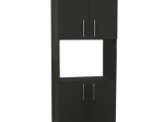 ΝΤΟΥΛΑΠΑ ΚΟΥΖΙΝΑΣ ARMANDO MEGAPAP ΧΡΩΜΑ ΑΝΘΡΑΚΙ 60X32X140ΕΚ.