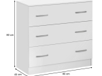 ΣΥΡΤΑΡΙΕΡΑ FRIDA MEGAPAP ΧΡΩΜΑ ΛΕΥΚΟ 80X44X80ΕΚ.