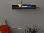 ΡΑΦΙΕΡΑ ΤΟΙΧΟΥ SIMPLE MEGAPAP ΧΡΩΜΑ ΜΑΥΡΟ 60X24X10ΕΚ.