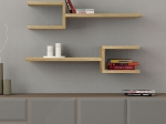 ΡΑΦΙΕΡΑ ΤΟΙΧΟΥ FORK MEGAPAP 2 ΤΕΜΑΧΙΩΝ ΧΡΩΜΑ SAPPHIRE OAK 75X19,5X18ΕΚ.