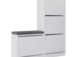 ΠΑΠΟΥΤΣΟΘΗΚΗ DUDE MEGAPAP ΧΡΩΜΑ ΛΕΥΚΟ 104,8X26X118,5ΕΚ.