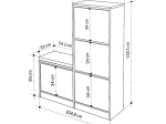 ΠΑΠΟΥΤΣΟΘΗΚΗ DUDE MEGAPAP ΧΡΩΜΑ ΑΝΟΙΧΤΟ ΚΑΡΥΔΙ 104,8X26X118,5ΕΚ.