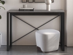 ΚΟΝΣΟΛΑ ARCHIE MEGAPAP ΧΡΩΜΑ ΓΚΡΙ ΡΕΤΡΟ - ΜΑΥΡΟ 110X35X75ΕΚ.