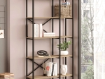 ΒΙΒΛΙΟΘΗΚΗ DUSAN MEGAPAP ΧΡΩΜΑ SEPET OAK 87,5X30X175ΕΚ.