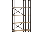 ΒΙΒΛΙΟΘΗΚΗ DUSAN MEGAPAP ΧΡΩΜΑ SEPET OAK 87,5X30X175ΕΚ.
