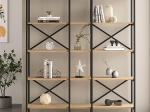 ΒΙΒΛΙΟΘΗΚΗ DUSAN MEGAPAP ΧΡΩΜΑ SEPET OAK 143,5X30X175ΕΚ.