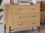 ΣΥΡΤΑΡΙΕΡΑ MALTA MEGAPAP ΧΡΩΜΑ SAPPHIRE OAK 94X40X80,1ΕΚ.