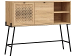 ΚΟΝΣΟΛΑ NAIVE MEGAPAP ΧΡΩΜΑ SAPPHIRE OAK 116X35,5X91ΕΚ.