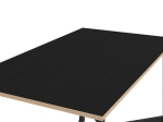 ΤΡΑΠΕΖΙ ADORO MEGAPAP ΧΡΩΜΑ ΜΑΥΡΟ 140X80X75ΕΚ.