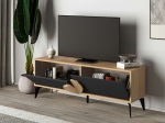 ΕΠΙΠΛΟ ΤΗΛΕΟΡΑΣΗΣ GORA MEGAPAP ΧΡΩΜΑ SAPPHIRE OAK - SILKY BLACK 140X35,6X51ΕΚ.