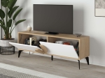 ΕΠΙΠΛΟ ΤΗΛΕΟΡΑΣΗΣ GORA MEGAPAP ΧΡΩΜΑ SAPPHIRE OAK - ΛΕΥΚΟ 140X35,6X51ΕΚ.