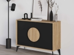 ΜΠΟΥΦΕΣ GORA MEGAPAP ΧΡΩΜΑ SAPPHIRE OAK - SILKY BLACK 110X40X82ΕΚ.