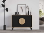 ΜΠΟΥΦΕΣ GORA MEGAPAP ΧΡΩΜΑ SAPPHIRE OAK - SILKY BLACK 110X40X82ΕΚ.