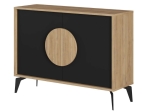 ΜΠΟΥΦΕΣ GORA MEGAPAP ΧΡΩΜΑ SAPPHIRE OAK - SILKY BLACK 110X40X82ΕΚ.