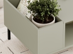 ΤΡΑΠΕΖΑΚΙ ΣΑΛΟΝΙΟΥ VENA MEGAPAP ΧΡΩΜΑ ASH GREEN 100X60X42ΕΚ.