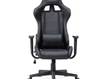 ΚΑΡΕΚΛΑ ΓΡΑΦΕΙΟΥ GAMING ALONSO MEGAPAP ΑΠΟ ΤΕΧΝΟΔΕΡΜΑ ΧΡΩΜΑ ΜΑΥΡΟ 67X70X125/135 ΕΚ.