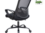 ΚΑΡΕΚΛΑ ΓΡΑΦΕΙΟΥ FREDA MEGAPAP ΜΕ ΥΦΑΣΜΑ MESH ΧΡΩΜΑ ΜΑΥΡΟ 65X65X90/100ΕΚ.