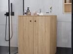 ΕΠΙΠΛΟ ΠΛΥΝΤΗΡΙΟΥ GRAY MEGAPAP ΧΡΩΜΑ SAPPHIRE OAK 70X66X90ΕΚ.