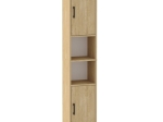 ΝΤΟΥΛΑΠΙ ΚΟΥΖΙΝΑΣ - ΜΠΑΝΙΟΥ HOBBES MEGAPAP ΧΡΩΜΑ SAPPHIRE OAK 35X30X182,3ΕΚ.