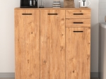 ΠΑΠΟΥΤΣΟΘΗΚΗ - ΝΤΟΥΛΑΠΙ POLLY MEGAPAP ΧΡΩΜΑ PINE OAK 108X35X108ΕΚ.