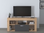 ΕΠΙΠΛΟ ΤΗΛΕΟΡΑΣΗΣ MIDILI MEGAPAP ΧΡΩΜΑ SAPPHIRE OAK - ΑΝΘΡΑΚΙ 135X42X60,7ΕΚ.