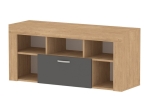 ΕΠΙΠΛΟ ΤΗΛΕΟΡΑΣΗΣ MIDILI MEGAPAP ΧΡΩΜΑ SAPPHIRE OAK - ΑΝΘΡΑΚΙ 135X42X60,7ΕΚ.