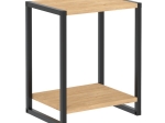 ΚΟΜΟΔΙΝΟ GINA MEGAPAP ΧΡΩΜΑ SAPPHIRE OAK - ΜΑΥΡΟ 39X30X48ΕΚ.