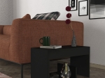 ΤΡΑΠΕΖΑΚΙ ΒΟΗΘΗΤΙΚΟ ROSANA MEGAPAP ΧΡΩΜΑ ΜΑΥΡΟ 35X29,5X60ΕΚ.
