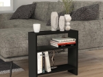 ΤΡΑΠΕΖΑΚΙ ΒΟΗΘΗΤΙΚΟ SILVANUS MEGAPAP ΧΡΩΜΑ ΜΑΥΡΟ 51X17,5X49ΕΚ.