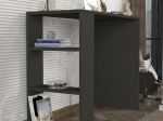 ΓΡΑΦΕΙΟ ΕΡΓΑΣΙΑΣ NETENIA MEGAPAP ΧΡΩΜΑ ΑΝΘΡΑΚΙ 90X40X74ΕΚ.