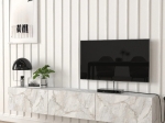 ΕΠΙΠΛΟ ΤΗΛΕΟΡΑΣΗΣ ΕΠΙΤΟΙΧΙΟ DAMLA MEGAPAP ΜΕ LED ΧΡΩΜΑ ΛΕΥΚΟ ΕΦΕ ΜΑΡΜΑΡΟΥ 180X29,5X29,5ΕΚ.