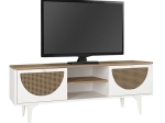 ΕΠΙΠΛΟ ΤΗΛΕΟΡΑΣΗΣ AURETA MEGAPAP ΧΡΩΜΑ ΛΕΥΚΟ - SAPPHIRE OAK 150X35X52,8 ΕΚ.