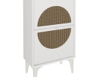 ΠΑΠΟΥΤΣΟΘΗΚΗ AURETA MEGAPAP ΧΡΩΜΑ ΛΕΥΚΟ - SAPPHIRE OAK 56X29,6X100,7ΕΚ.