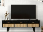 ΕΠΙΠΛΟ ΤΗΛΕΟΡΑΣΗΣ BOLEA MEGAPAP ΧΡΩΜΑ MODERN BLACK 150X35X49,7 ΕΚ.