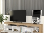 ΕΠΙΠΛΟ ΤΗΛΕΟΡΑΣΗΣ ACNES MEGAPAP ΧΡΩΜΑ ΛΕΥΚΟ - SAPPHIRE OAK 220X40X52ΕΚ.
