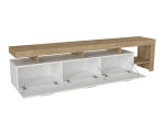 ΕΠΙΠΛΟ ΤΗΛΕΟΡΑΣΗΣ ACNES MEGAPAP ΧΡΩΜΑ ΛΕΥΚΟ - SAPPHIRE OAK 220X40X52ΕΚ.