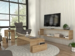 ΕΠΙΠΛΟ ΤΗΛΕΟΡΑΣΗΣ ΕΠΙΤΟΙΧΙΟ REGNAR MEGAPAP ΧΡΩΜΑ SAPPHIRE OAK 168,6X25X31,8ΕΚ.