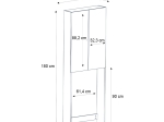 ΕΠΙΠΛΟ ΠΛΥΝΤΗΡΙΟΥ ROMME MEGAPAP ΧΡΩΜΑ SEPET OAK 65X27,1X180ΕΚ.