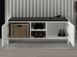 ΠΑΠΟΥΤΣΟΘΗΚΗ VERLY MEGAPAP ΧΡΩΜΑ ΛΕΥΚΟ 110X33,2X43ΕΚ.