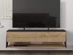 ΕΠΙΠΛΟ ΤΗΛΕΟΡΑΣΗΣ ΕΠΙΤΟΙΧΙΟ LITOS MEGAPAP ΧΡΩΜΑ SAPPHIRE OAK - ΑΝΘΡΑΚΙ 120X29,6X32,6ΕΚ.