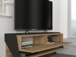 ΕΠΙΠΛΟ ΤΗΛΕΟΡΑΣΗΣ ΕΠΙΤΟΙΧΙΟ LITOS MEGAPAP ΧΡΩΜΑ SAPPHIRE OAK - ΑΝΘΡΑΚΙ 120X29,6X32,6ΕΚ.