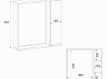 ΚΑΘΡΕΠΤΗΣ ΜΠΑΝΙΟΥ DEAL ΜEGAPAP ΧΡΩΜΑ ΛΕΥΚΟ 65X15,3X65ΕΚ.