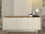ΜΠΟΥΦΕΣ BOHEMA MEGAPAP ΧΡΩΜΑ IVORY - SEPET OAK 180X47X76,6ΕΚ.
