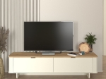 ΕΠΙΠΛΟ ΤΗΛΕΟΡΑΣΗΣ BOHEMA MEGAPAP ΧΡΩΜΑ IVORY - SEPET OAK 180X47X45,6ΕΚ.