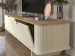 ΕΠΙΠΛΟ ΤΗΛΕΟΡΑΣΗΣ BOHEMA MEGAPAP ΧΡΩΜΑ IVORY - SEPET OAK 180X47X45,6ΕΚ.